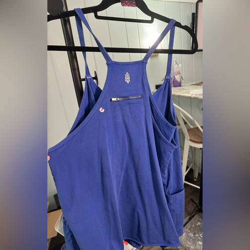 Free People NWOT  Movement Hot Shot Mini Dress - Vibrant Blue - M *IR*