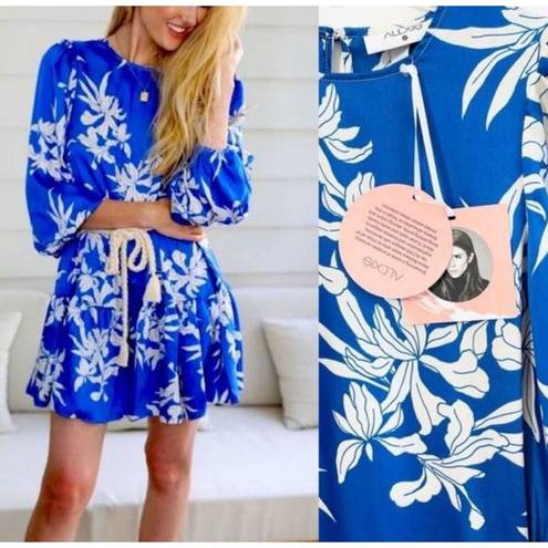 Alexis  x Target Blue Floral Mini Dress Size XXS