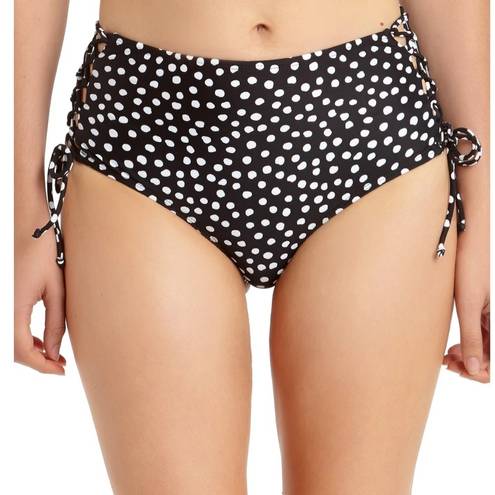 California Waves  Lace-up High-Waist Swim Bottom