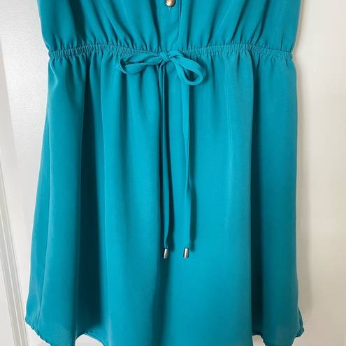 Bebop  Be You Be Fee Turquoise Dress Size Medium