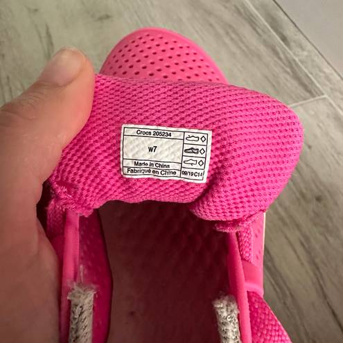 Crocs LiteRide Pink Pacer Sneakers