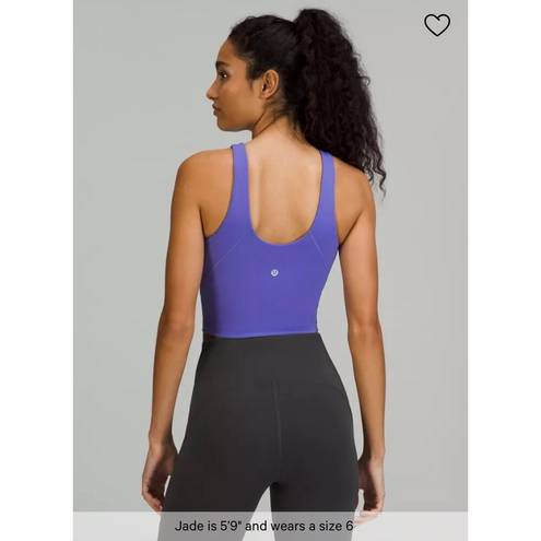 Lululemon NWT  Align High Neck Tank Top Charged Indigo Size 8