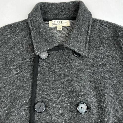 Elizabeth and James  Textile Gray Lambswool Button Cardigan Jacket Women’s XXL