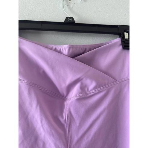 PacSun  Active Far Out Bike Short Crossover Waistband Lavender XL