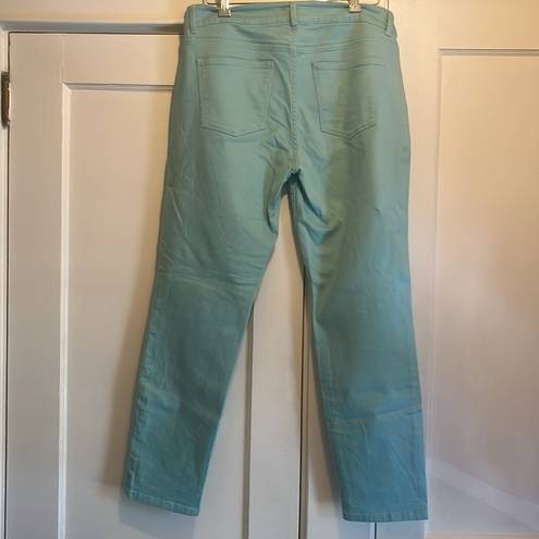 Talbots  | Teal Signature Slim Ankle Jeans 30/10 Size 10 Pants