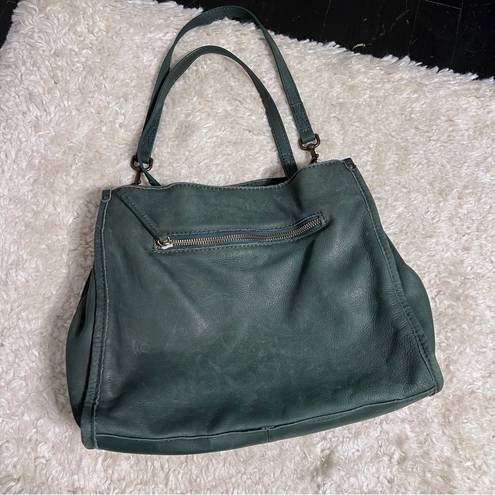 Krass&co American Leather  Handbag Shoulder Bag Purse Hobo  Green