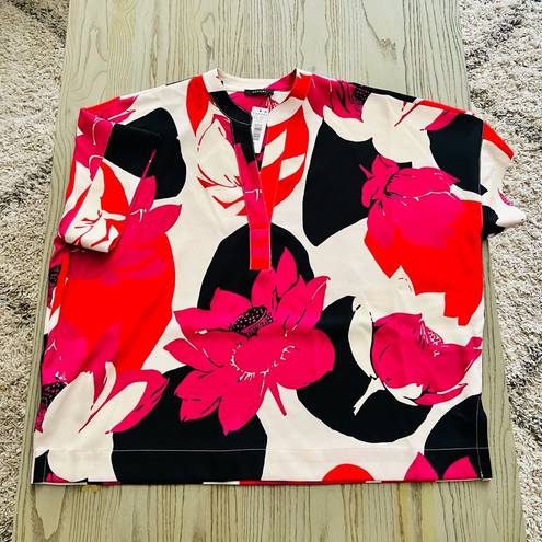 Natori  floral blouse ✨