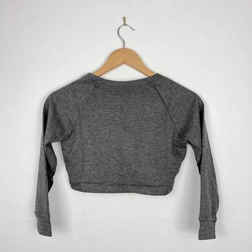 American Apparel Grey Raglan Crop Sweater