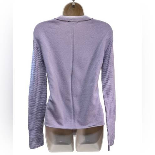 The Row  Made in USA LILAC knitted ribbed sweater