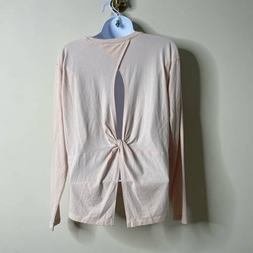 Athleta  Blush Pink Long Sleeve Athletic Top XS