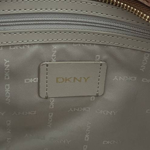 DKNY  Purse Womens Medium Size Brown Shoulder Bag Vegan Leather Handbag Office