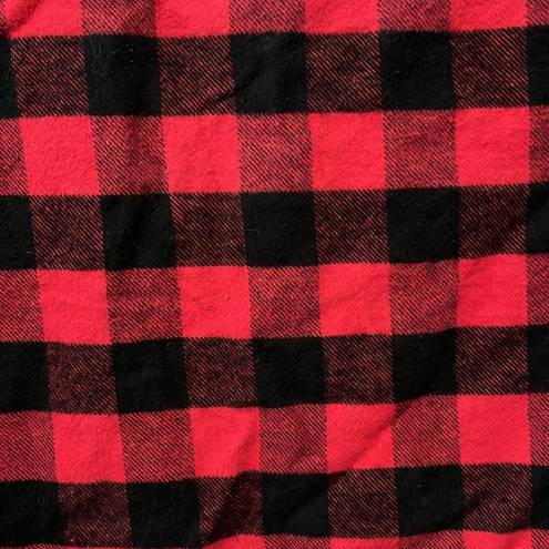 Krass&co THE VERMONT FLANNEL  Women's Classic Red Buffalo Flannel Shirt, Size S