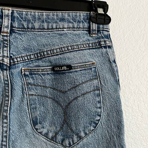 Rolla's Rolla’s Original High Rise Straight Leg Jeans Vintage Wash Blue 27