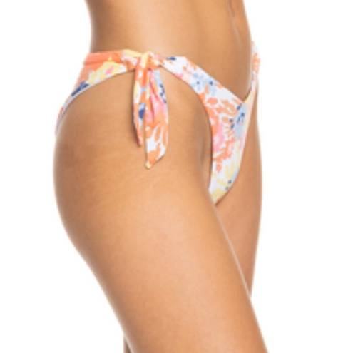 Roxy NWT!!  Printed Beach Classics Cheeky Hi Leg Bikini Bottom Size XS