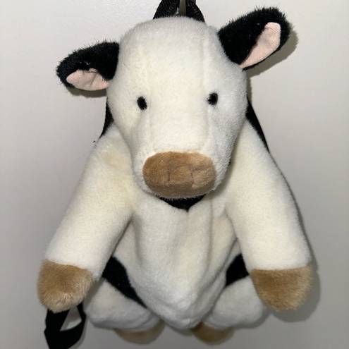 Mango Vintage  Teddy Bear Co 1990s COW Mini Plush BACKPACK  NearMintCon Handbag