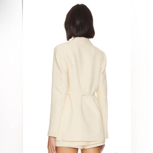 Alexis Alek Belted Blazer Jacket Ivory sz Small $850