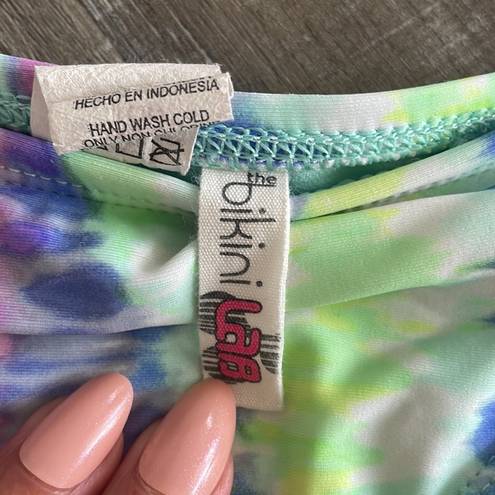 The Bikini Lab Tie Dye Rash-guard & Bikini Bottoms Set