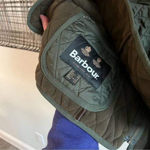 Barbour  Dark Olive Fleece Betty Liner vest