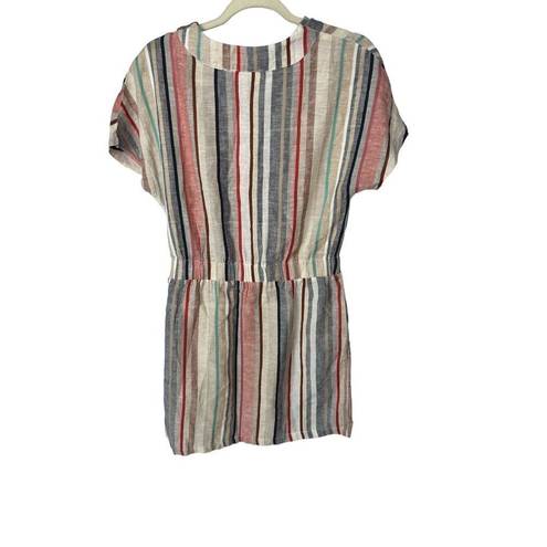 RD Style  striped dress | red/tan stripes size medium