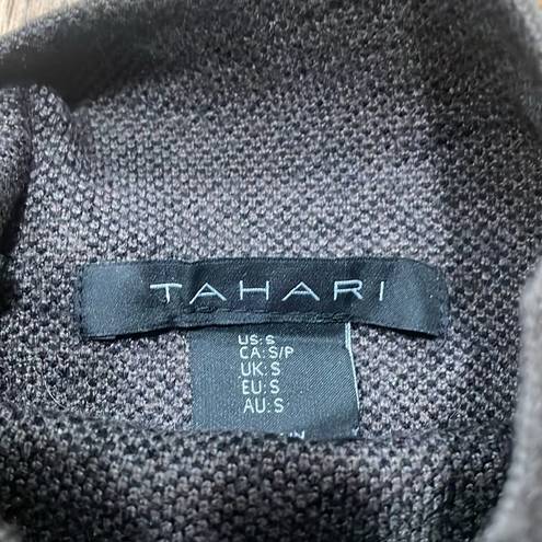 Tahari  NWOT Mock Neck Camo sweater size S