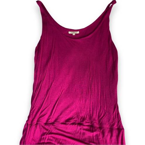 Bordeaux Anthropologie  brand layered tank with elastic waist