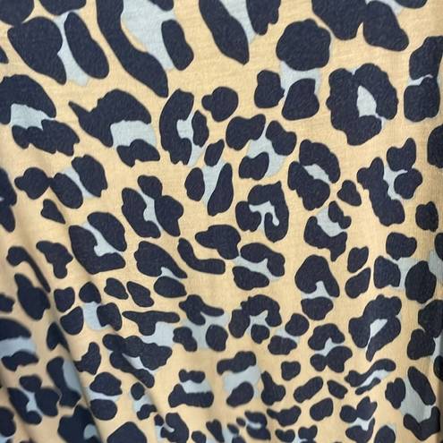 LOGO By Lori Goldstein Lori Goldstein LoGo Leopard Print Tunic Dress Tank Size Large