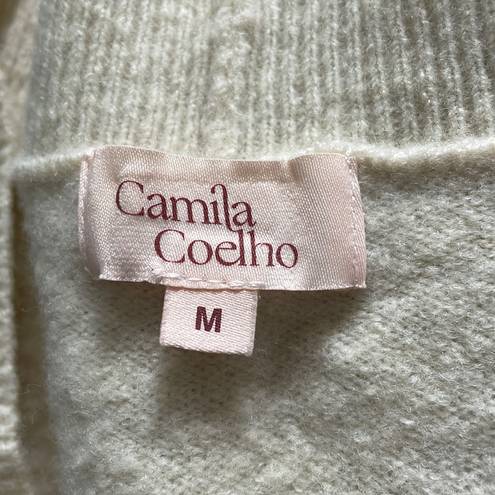 Camila Coelho  Trista Oversized Cardigan in Ivory