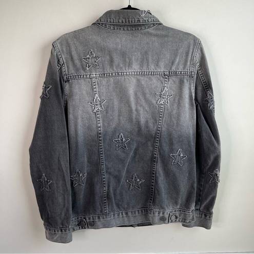 Rails  stars knox black faded oversized denim jacket size XS revolve