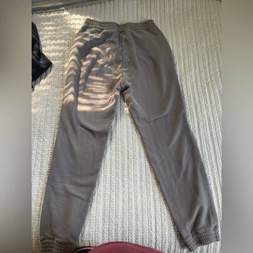 Abercrombie & Fitch soft collection light brown high waisted joggers medium