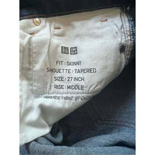 Uniqlo  Blue Skinny Tapered Leg Jeans 27 x 33