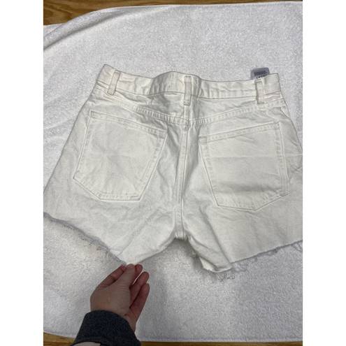 Reformation  Charlie High Rise Jean Short in Porcelain Size 30 (b32) NWOT