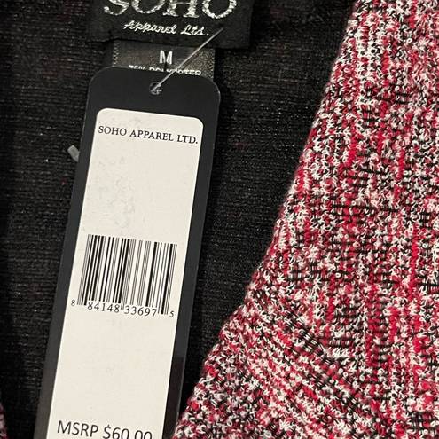 Soho Apparel “Red carpet” blazer w/ pearl buttons; new never worn