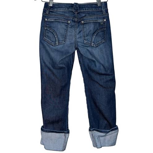 Joe’s Jeans Joe’s Denim Women’s Size 25 Medium Blue Wash Honey Licker Cropped Rolled Jeans