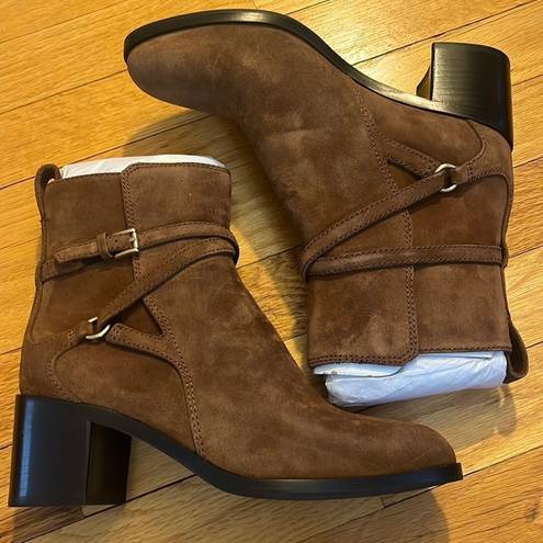 Rag and Bone New  Brown Hazel Buckle Boots Size 7.5