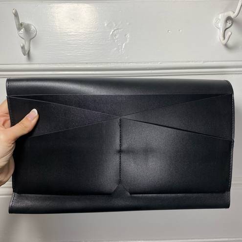 Krass&co Glass Ladder &  | Vegan Leather Megan Portfolio Clutch Organizer in Black