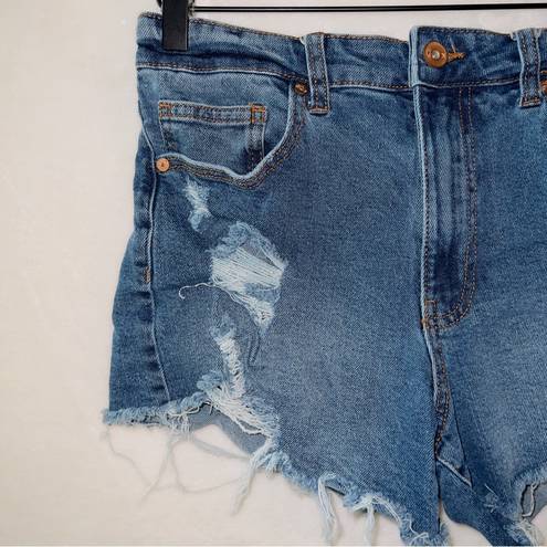 Kendall + Kylie  Medium Wash Denimn High Waisted The Icon Short size 5/27