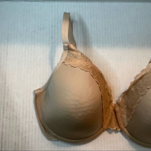 Natori  Bra Hidden Glamour Full Fit Contour Underwire Bra Cafe 34DDD EUC #736044