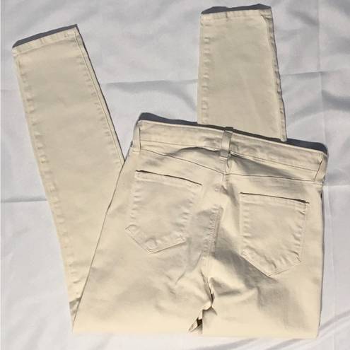 L'Agence L’Agence -  High Rise Skinny Jeans - 5 pocket - Beige - Size 27- Cropped- New