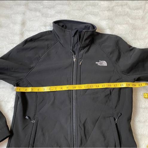 The North Face Jacket Womens Size Large Black Nylon Stretch Full-Zip Long Sleeve