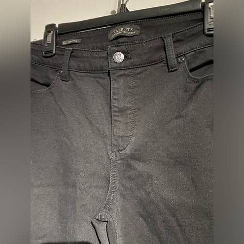 Talbots  black jeans size 12