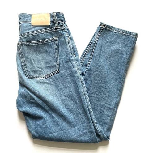 Everlane  Summer High Rise Straight Denim Jeans Light Wash Blue Size 25