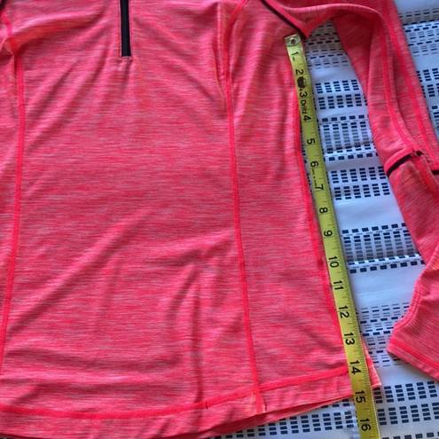 Z By Zella EUC  Pink/Coral Quarter Zip Workout Jacket, Size XS