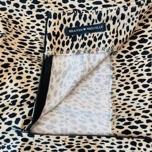 Brandy Melville Cheetah Print Skirt