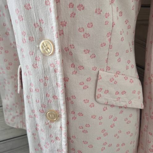 United Colors Of Benetton Vintage Pink Floral Jacket