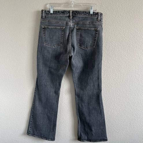 Gap  Flare Stretch Jeans Mid Rise Gray Sz 14