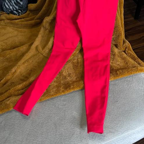 Balenciaga  Red Logo Waistband Leggings