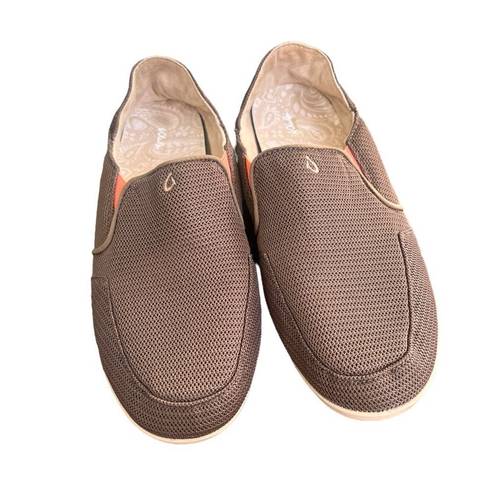 Olukai  Waialua Mesh Slip On Mustang/Melon Womens Size: 10