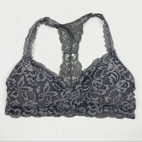 Xhilaration  Grey Lace Racerback Bralette