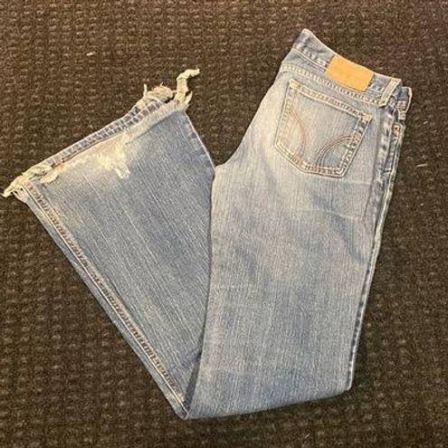 Hollister  Destroyed Flare Jeans