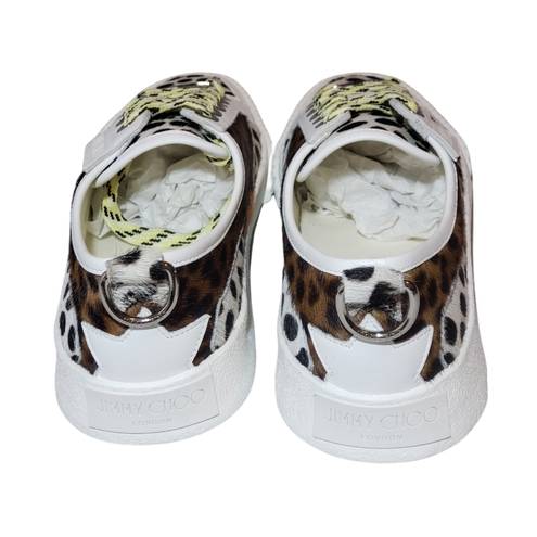 Jimmy Choo Women's Sneakers Animal Print  Impala  Low-Top Authentic